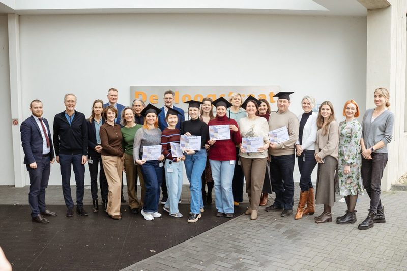 Oekraïense zorgprofessionals krijgen scholing bij De Hoogstraat